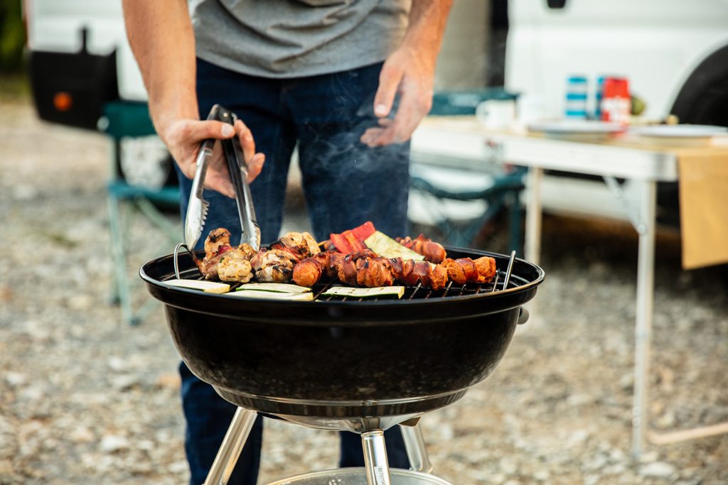 grill på camping